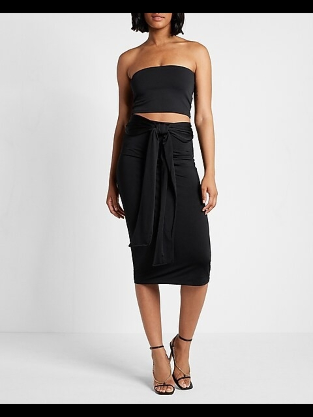 Express Silky Convertible Skirt